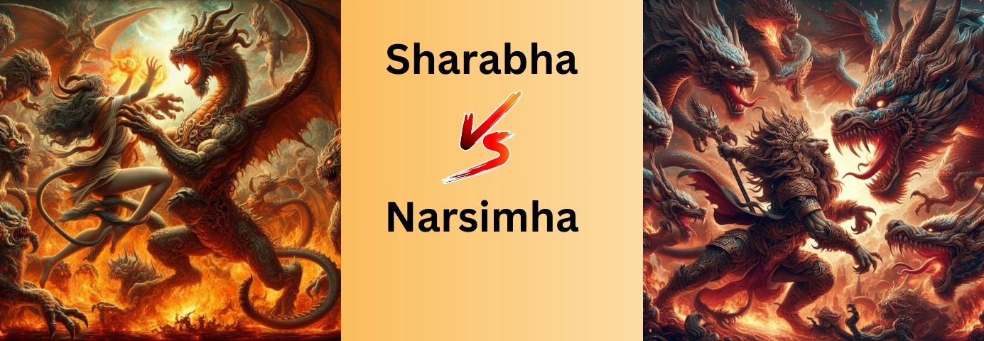 Lord Sharabha: Shiva's Ferocious Incarnation to Pacify Narasimha